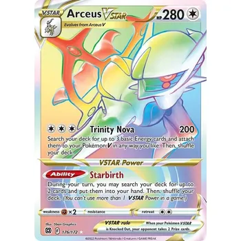 Sběratelská karetní hra Arceus VSTAR - 176/172 - Brilliant Stars