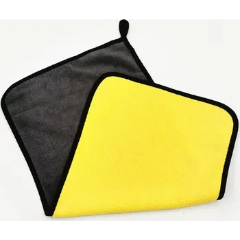 Mycí kartáč na vozidlo Hadřík VELVET na mytí auta 60 x 30 cm ŽLUTO-ŠEDÝ
