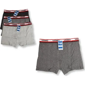 Pánské spodní prádlo Pánské boxerky SWEET DREAM šedé Uomo č.: B3068 - 1 ks