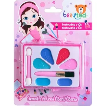 Panenka Dětská sada líčení beauted malá na paletce na kartě 13x17,5x2cm Nové