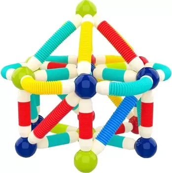 ostatní stavebnice eliNeli Magnetická stavebnice Husí krky - 86 ks