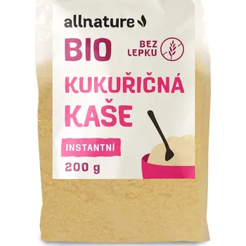 Allnature Bezlepková Kukuřičná kaše instantní BIO 200 g