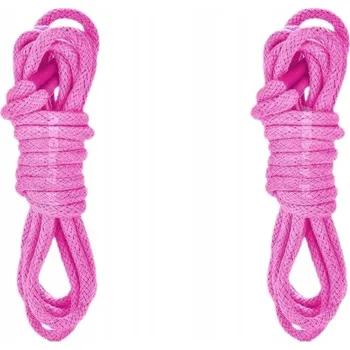 Tkaničky do bot Tkaničky RŮŽOVÉ Kulaté tkaničky do bot 140 cm SILNÉ 5 mm BAVLNĚNÉ G9-42 Růžová