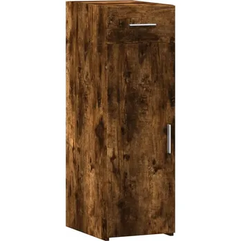 Komoda Komoda, kouřový dub, 30x42,5x93 cm, materiál