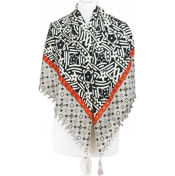 Šátek Šátek s ornamentem - viskóza