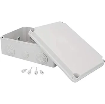 Povrchová rozvodná krabice UNITEC, rozvodná krabice, instalační pouzdro, 241 x 180 x 95 mm, ochrana