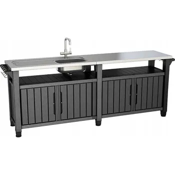 Zahradní stůl Zahradní barový stolek pevný plast Keter