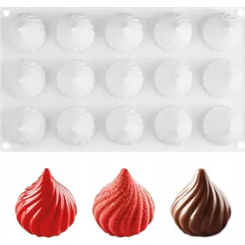 Forma na pečení Forma, formička na pečení silikonová Sněhové Pusinky, Sněhové Pusinky