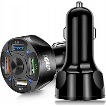 Nabíječka automobilová Apple Lightning, microUSB typ B, USB 3.1 typ C, USB typ C Maxlife 7000 mA