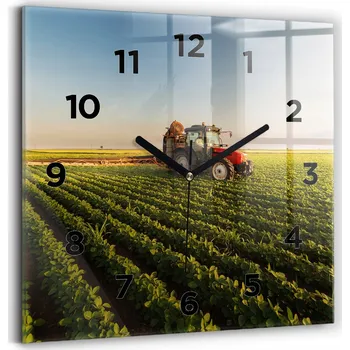 Hodiny Nástěnné hodiny Wallfluent černé 30 cm