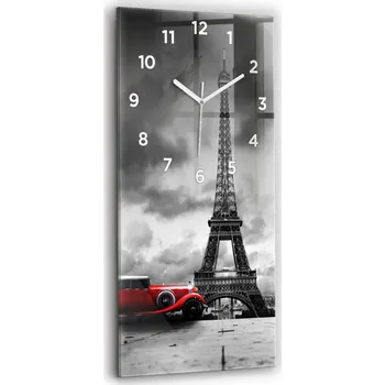 Hodiny Nástěnné hodiny Wallfluent černé 30 cm