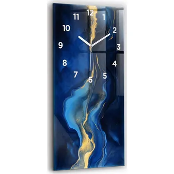 Hodiny Nástěnné hodiny Wallfluent modré 30 cm