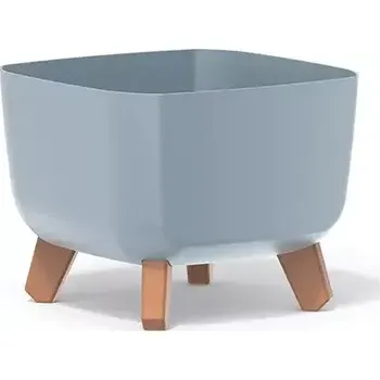 Květináč Prosperplast plastový květináč Gracia Square grey Ø 24 cm