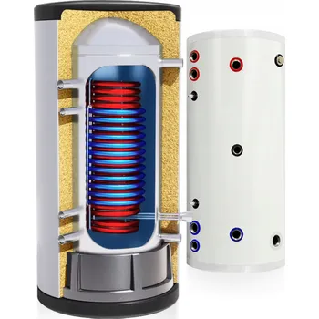 Ohřívač vody Zásobník TUV bojler nerezový ohřívač vody 2 spirály 200L B