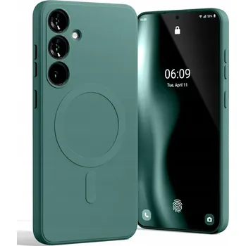 Pouzdro na mobilní telefon Zadní Kryt Mercury goospery pro Samsung Galaxy S25+ zelený