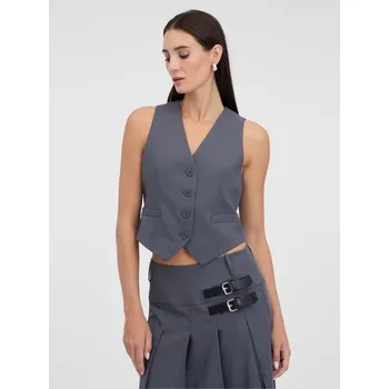 Dámská vesta Šedá dámská vesta ORSAY Orsay černá | šedá 3500241