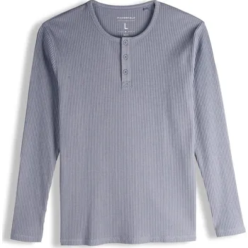 Pánské tričko GATE Žebrované tričko s knoflíky XXL 525-0361/731