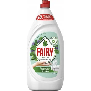 Mycí prostředek Prostředek na mytí nádobí Fairy Tea Tree (Čajovník) & Máta Sensitive 1,35 l