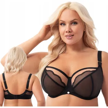 Podprsenka Gorsenia podprsenka s měkkými košíčky černá velikost 80C