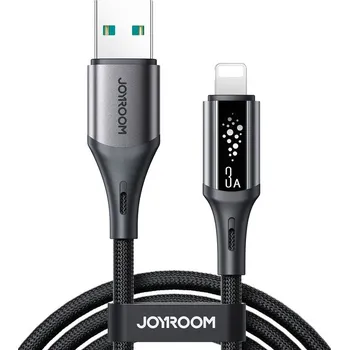 Datový kabel Joyroom S-A60 kabel USB-A - Apple Lightning 1,2m / 3A / opletený / rychlonabíjecí / černý