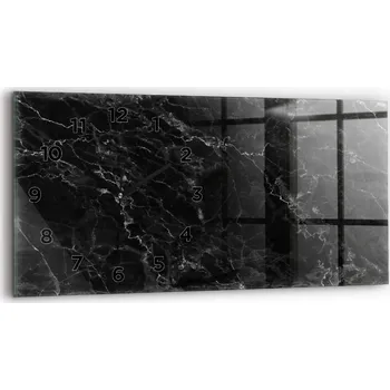 Hodiny Nástěnné hodiny Wallfluent černé 60 cm