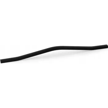 Nábytkové kování Nábytková úchytka reling, černá matná, 52,2 x 1 x 3,5 cm