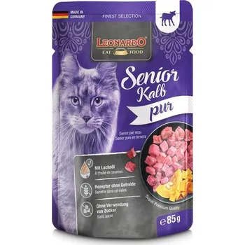 Krmivo pro psa Leonardo Finest Selection Senior Čisté telecí balení 85 g - od psiskoty.cz