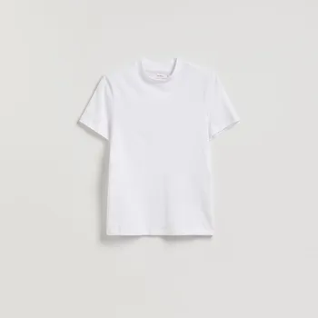 Dámské tričko Reserved - Tričko slim fit - bílá - 167HT-00X - 167HT-00X-XL