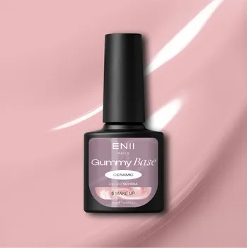Lak na nehty ENII NAILS Gummy Base Ceramic 5 Make up - gumová báze na nehty 10 ml