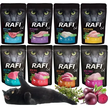 Krmivo pro kočku Rafi mokré krmivo mix chutí 4,6 kg