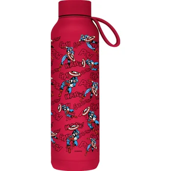 Termoska Nerezová termoláhev s poutkem Solid, 630ml, Quokka, Captain America