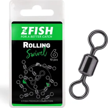 Zfish obratlík Rolling Swivel 10ks 14