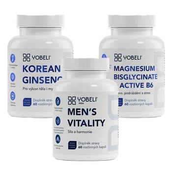 Kosmetická sada YOBELI® Akční balíček pro muže YOBELI Rovnováha a odolnost