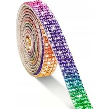 Obraz Samolepicí duhová páska s Zirkony – ideální pro DIY a dekorace