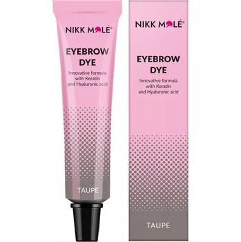 Barva na řasy a obočí Barva na obočí a řasy Nikk Mole šedo-hnědá, 15 ml