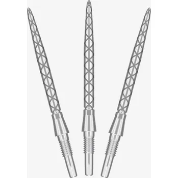 Příslušenství pro šipky Hroty Target Swiss Point Storm DIAMOND Silver 26 mm 3 ks