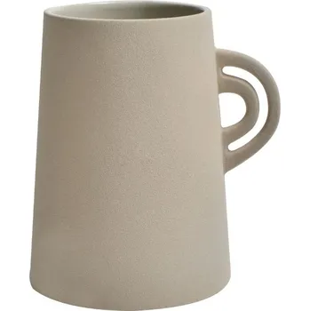 Sada koupelnových doplňků MSV-SPIRELLA S.A.S. Spirella kelímek na zubní kartáčky ORGANIC, matné cappuccino, keramika