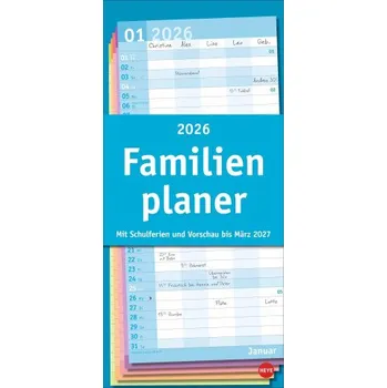 Kalendář Basic Familienplaner 2026 (DE)