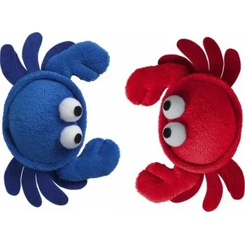 Hračka pro kočku Funky Feline SUSHI Krab - hračka pro kočky se šantou kočičí - mix barev modrá