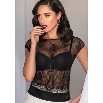 Dámská halenka Dámská halenka Leilieve M1003 M Černá