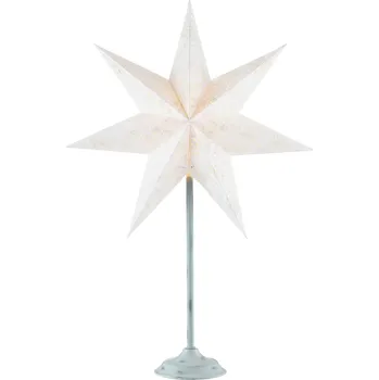 Vánoční dekorace Markslöjd 700119 Aratorp hvězda na stůl bílá