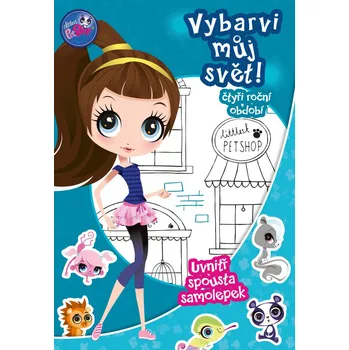 omalovánky Littlest Pet Shop-Vybarvi můj svět! - Čtyři roční období - Hasbro