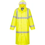 PORTWEST HI-VIS COAT H445 / Reflexní plášť do deště, délka 122 cm - HV žlutá XS