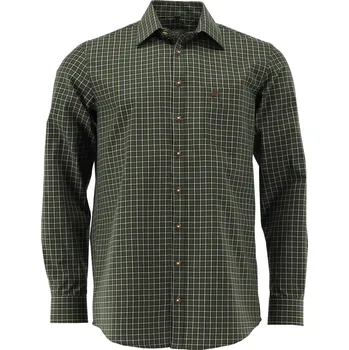 Pánská košile Orbis TRACHTEN košile tmavě zelená s výšivkou jelena košile: 41/42