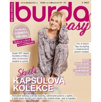 Časopis Burda Easy speciál 4/2025 - jednoduché střihy