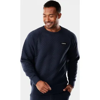 Pánská mikina TREK Quilted Crewneck Unisex mikina navy, M