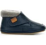 FRODDO ZIMNÍ CAPÁČKY FURRY WALKERS Dark Blue | Dětské první zateplené barefoot botičky - 23