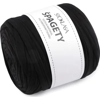 Příze Špagety / příze 550 g Varianta: 20 černá různé odstíny, Balení: 1 ks