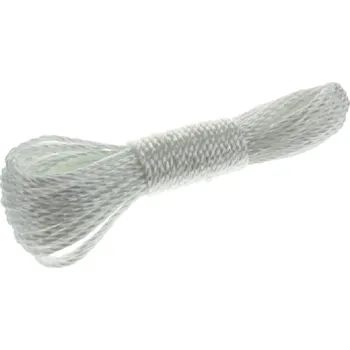 Šňůra na prádlo Prádelní šňůra BÍLÁ 20 m – 1 ks