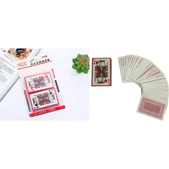 Pokerová karta Hrací karty DVĚ BALÍČKY v blistru 19x12 cm